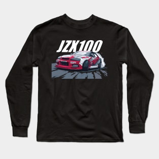 JZX100 MARK II tOYOTA Formula DRIFT car ebisu circuit Long Sleeve T-Shirt